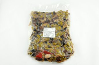САЛАТ ИЗ ГРЕЧЕСКИХ РЕЗАНЫХ ОЛИВОК SIOURAS, вакуум 1 кг САЛАТ ИЗ ГРЕЧЕСКИХ РЕЗАНЫХ ОЛИВОК SIOURAS, вакуум 1 кг
