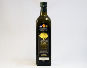 ОЛИВКОВОЕ МАСЛО EXTRA VIRGIN GOLD LATZIMAS (P.D.O.), с/б 1 л ОЛИВКОВОЕ МАСЛО EXTRA VIRGIN GOLD LATZIMAS (P.D.O.), с/б 1 л